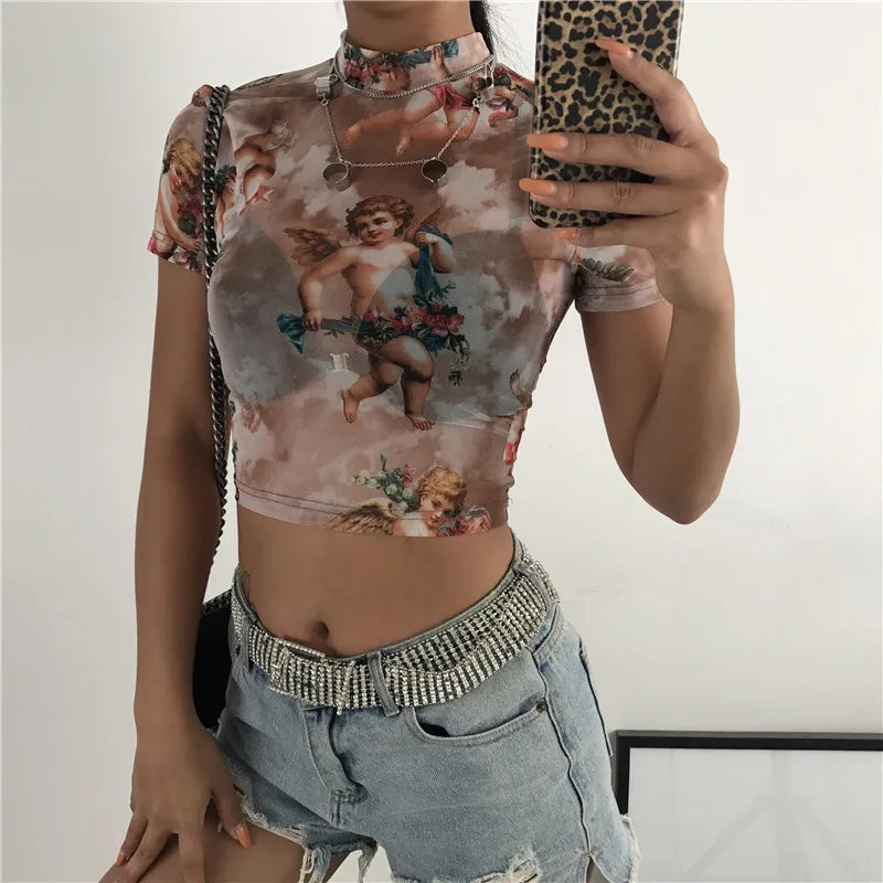 ANGELIQUE CHERUB CROP TOP