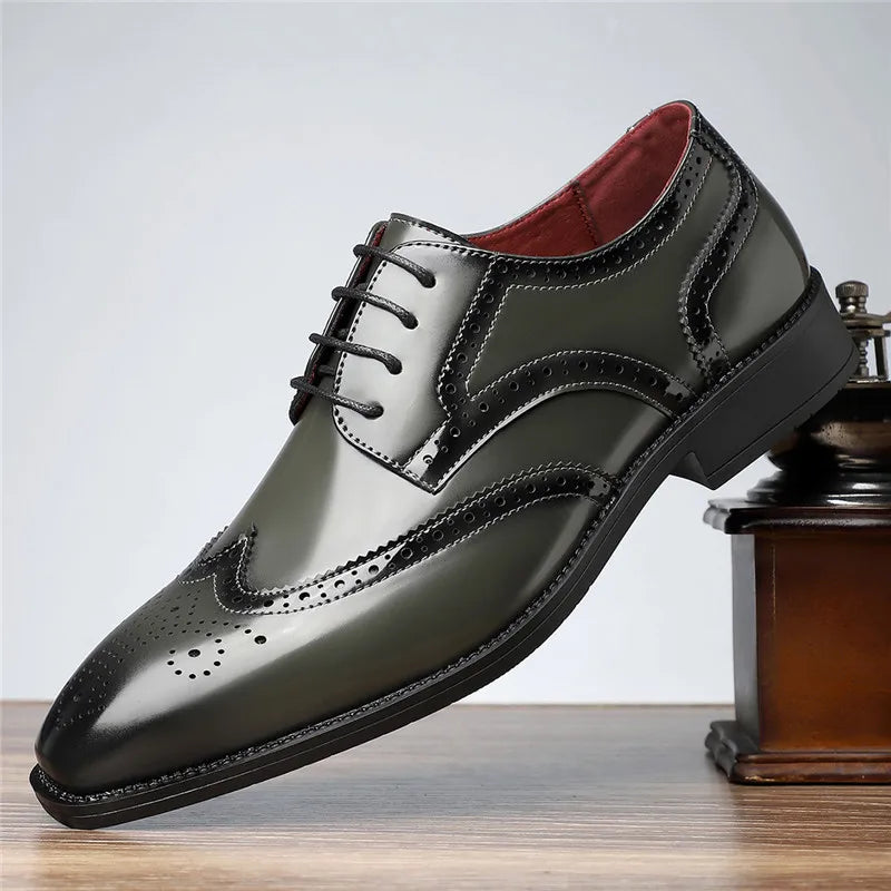 ALDRIDGE GENUINE LEATHER OXFORDS