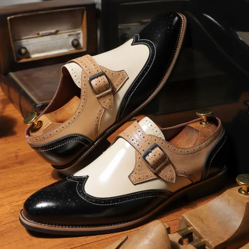DORIAN MONK-STRAP BROGUES