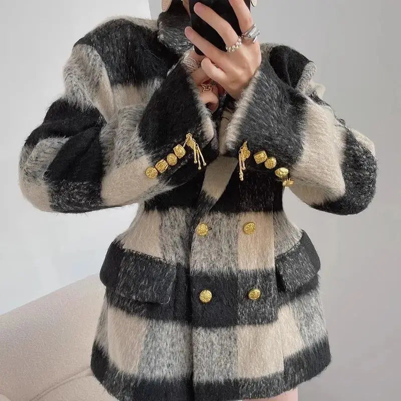 VIVIENNE CHECK BLAZER