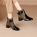 SORELLE BUCKLE ANKLE BOOTS