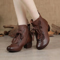 LUSELLE FLEECE ANKLE BOOTS