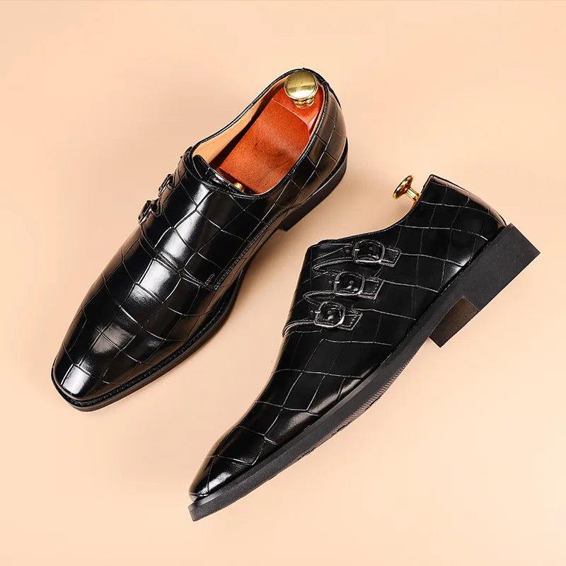 SANTINO MONK-STRAP SHOES
