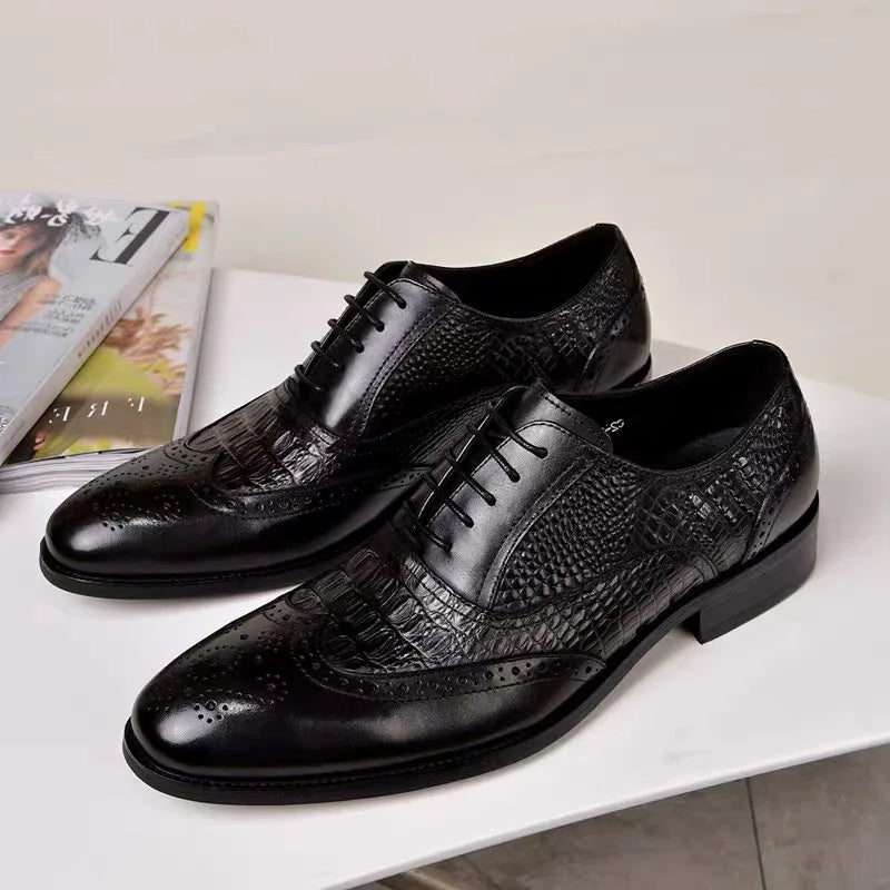 DANTE EMBOSSED BROGUES