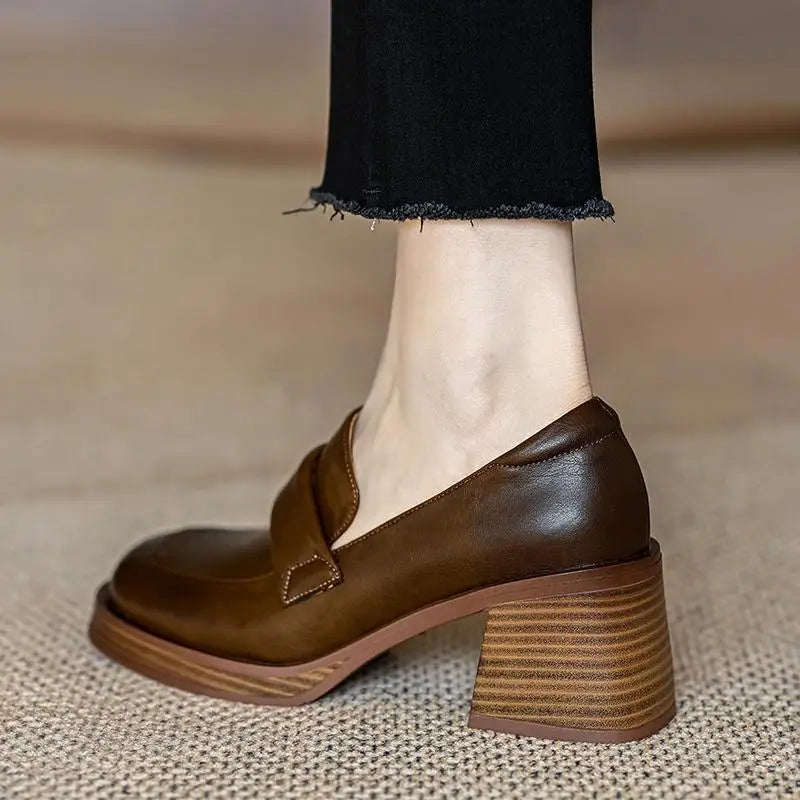 VALCERA HEELED LOAFERS