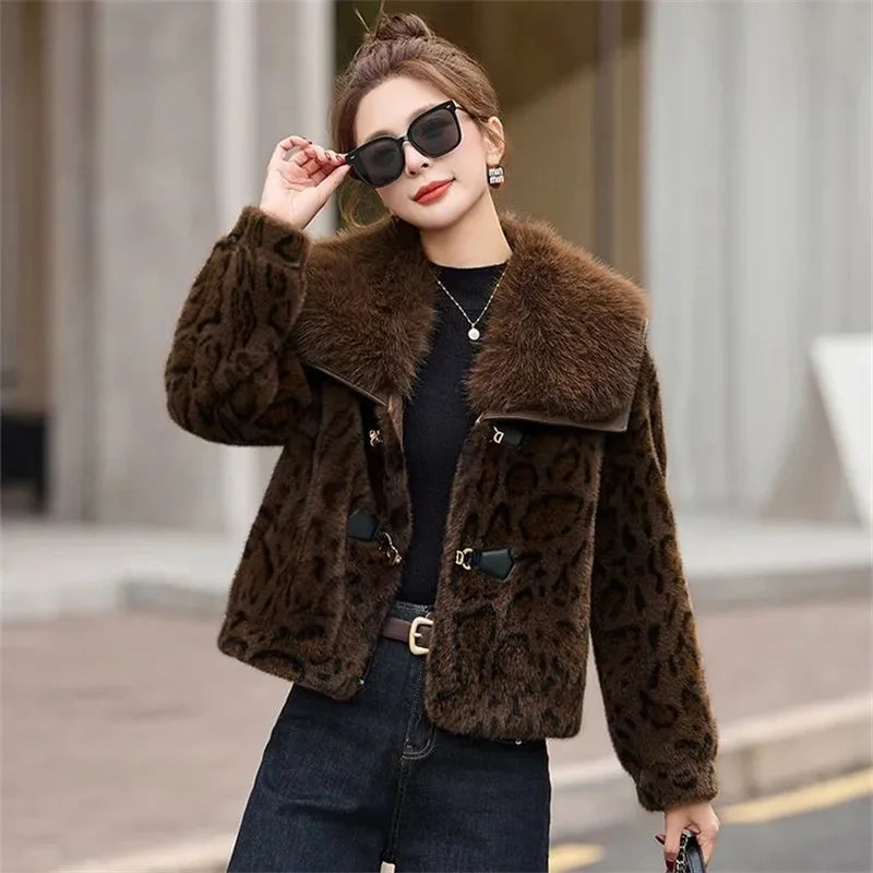 SEVERINE LEOPARD JACKET