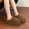 LUNA PLUSH CURLY FLEECE SLIPPERS