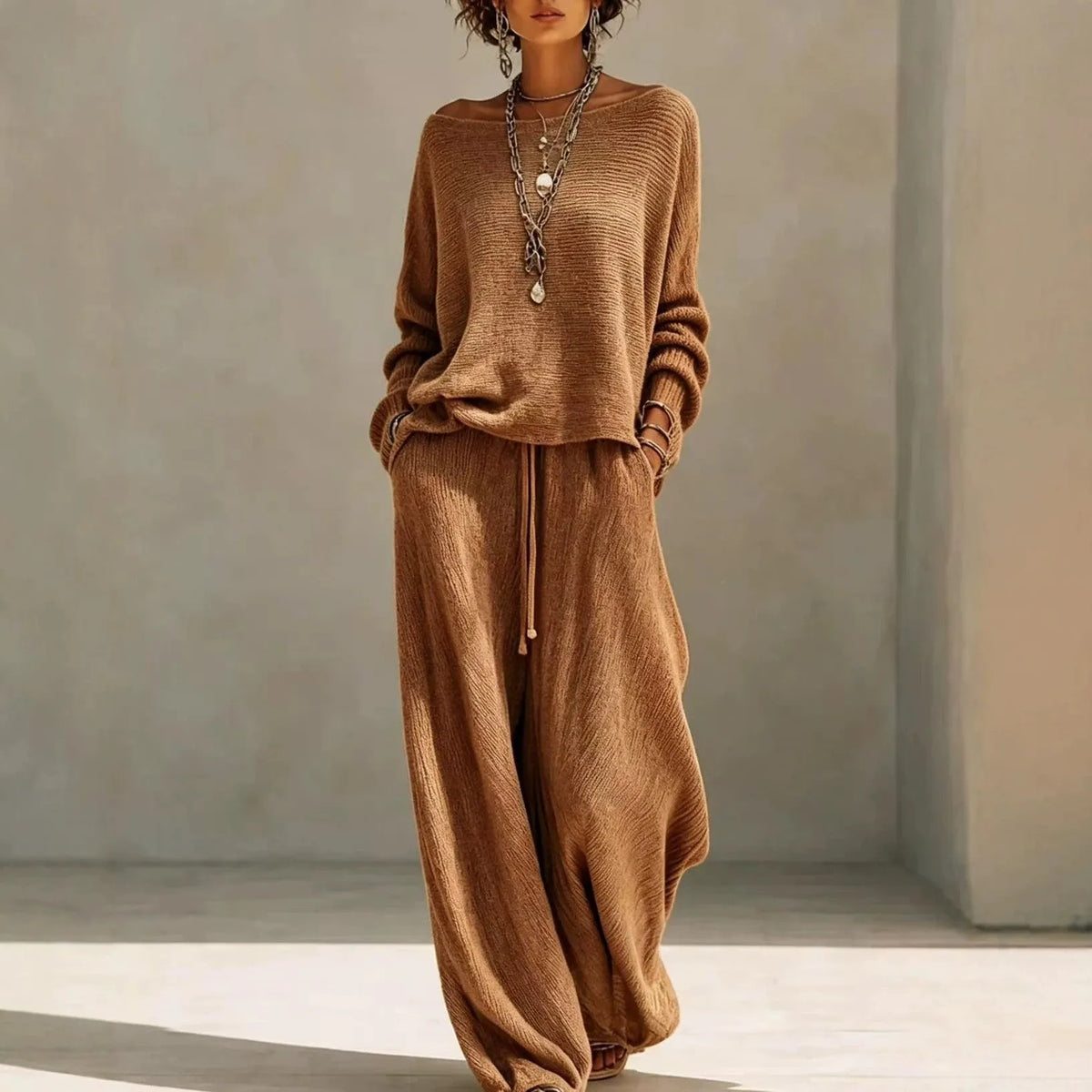 ORIANA KNIT LOUNGE SET
