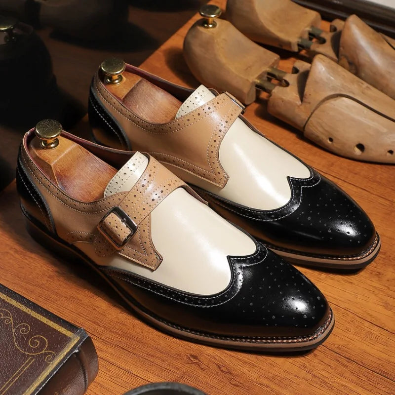 DORIAN MONK-STRAP BROGUES