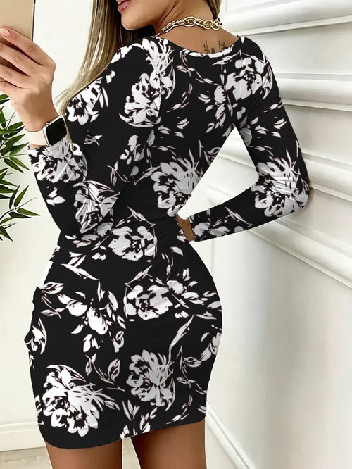 ADELA FLORAL MINI DRESS