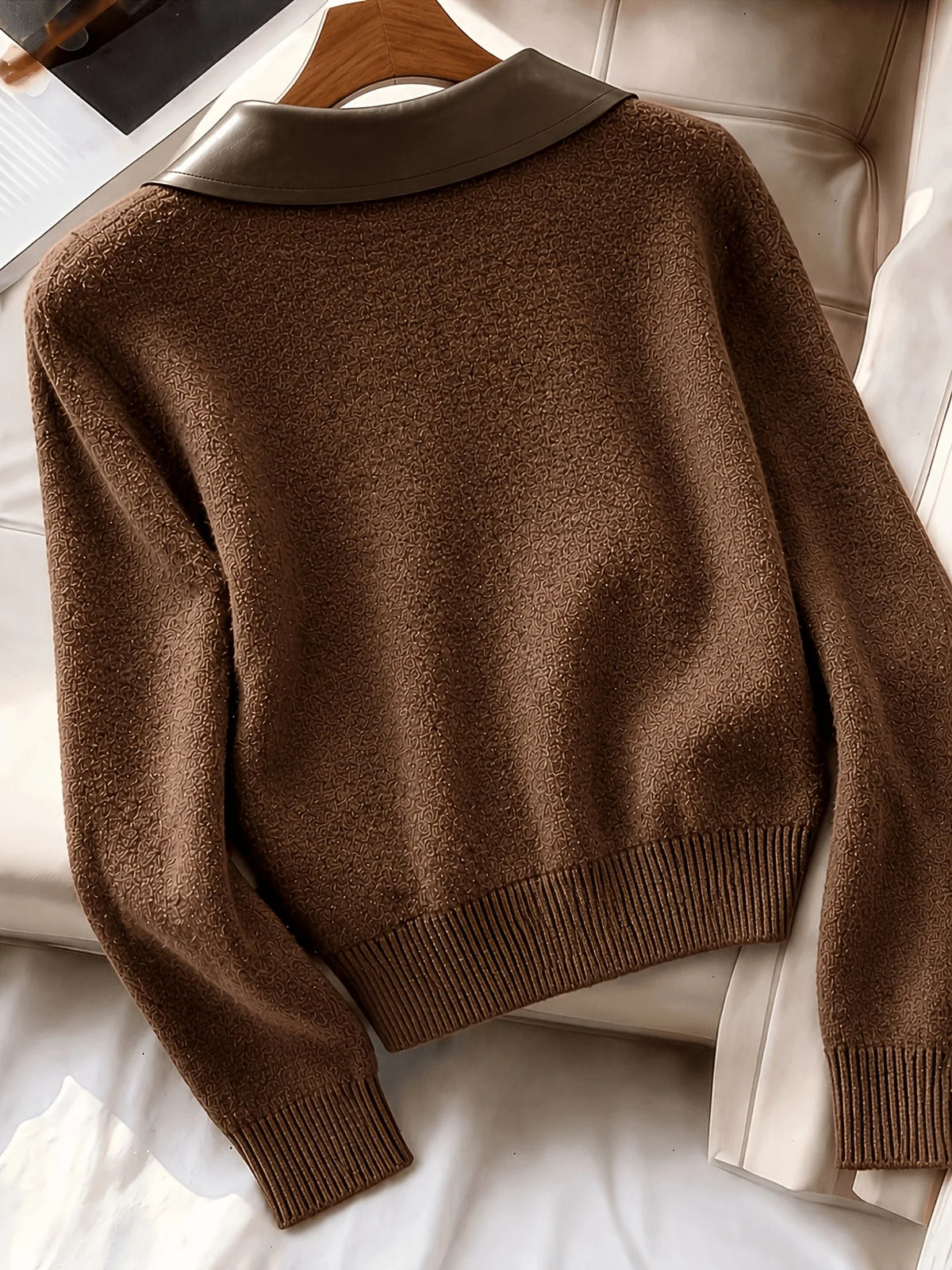 CLAUDINE COLLARED CARDIGAN
