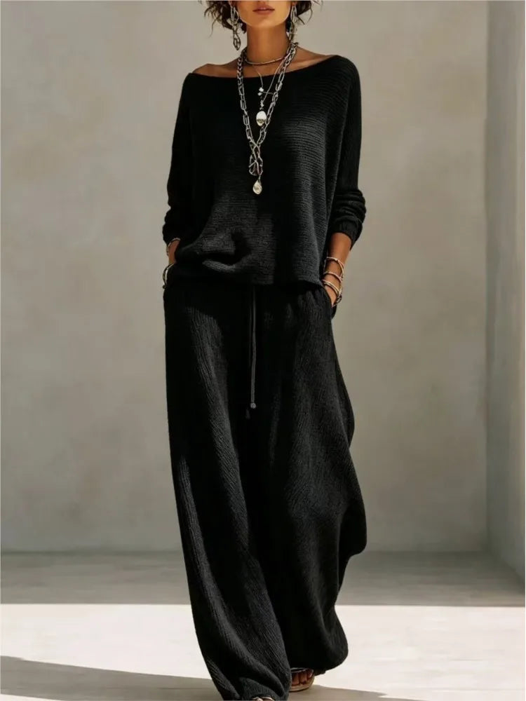 ORIANA KNIT LOUNGE SET