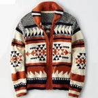 ROWAN GEOMETRIC CARDIGAN
