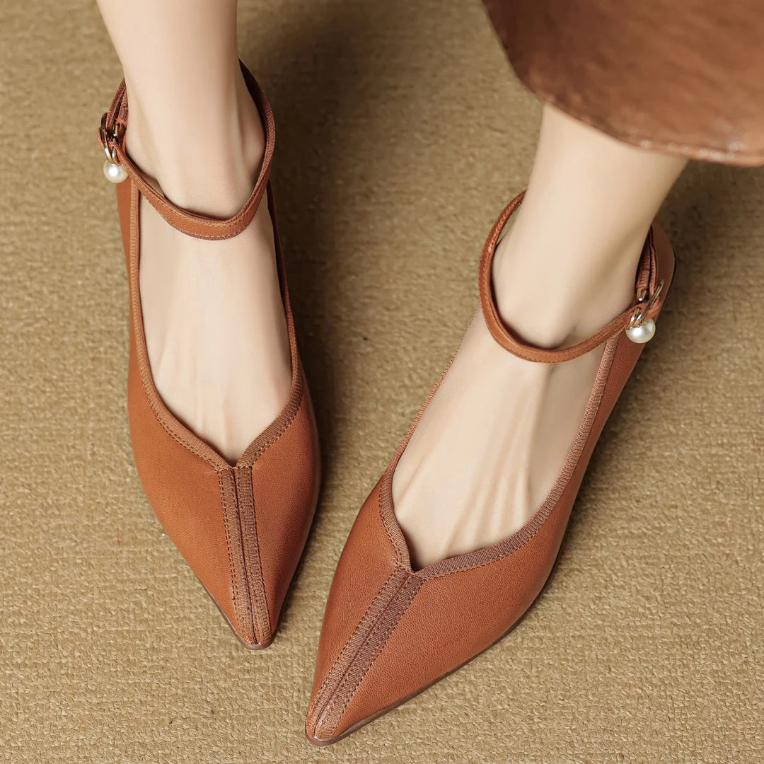 BELLARA GENUINE LEATHER HEELS
