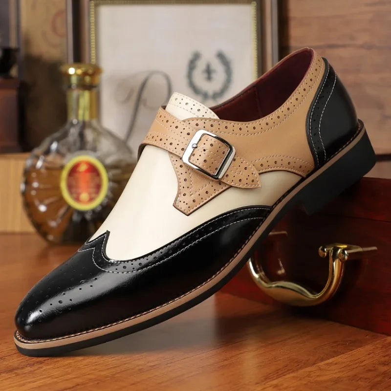 DORIAN MONK-STRAP BROGUES