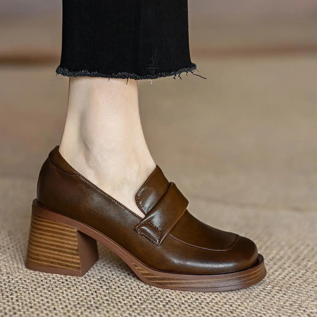 VALCERA HEELED LOAFERS