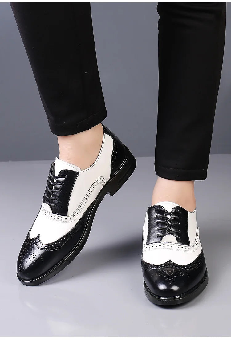 LUCAN TWO-TONE BROGUES