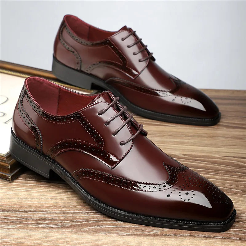 ALDRIDGE GENUINE LEATHER OXFORDS