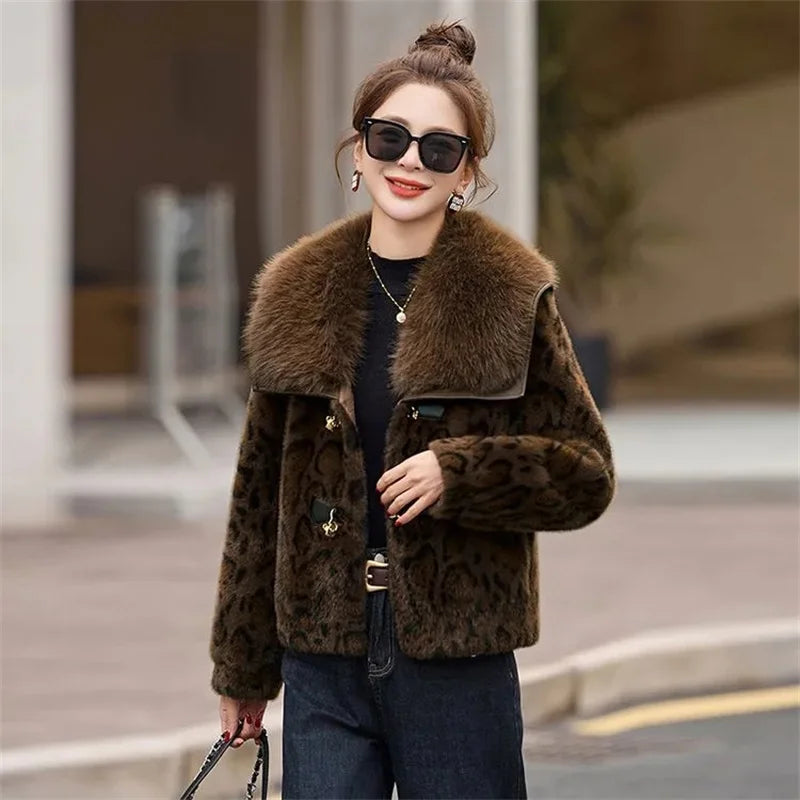 SEVERINE LEOPARD JACKET