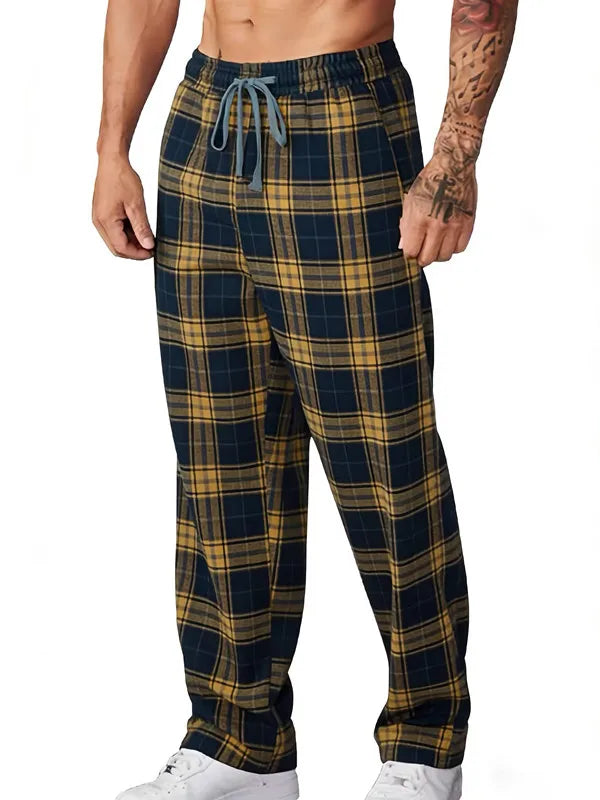 CALLUM CHECK TROUSERS