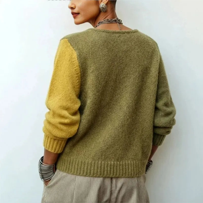 SABINE COLOURBLOCK CARDIGAN