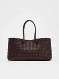 DARIA WOVEN LEATHER HANDBAG