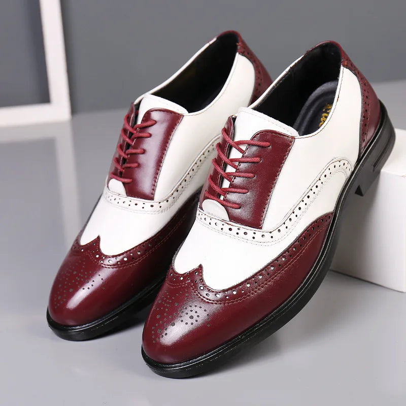 LUCAN TWO-TONE BROGUES