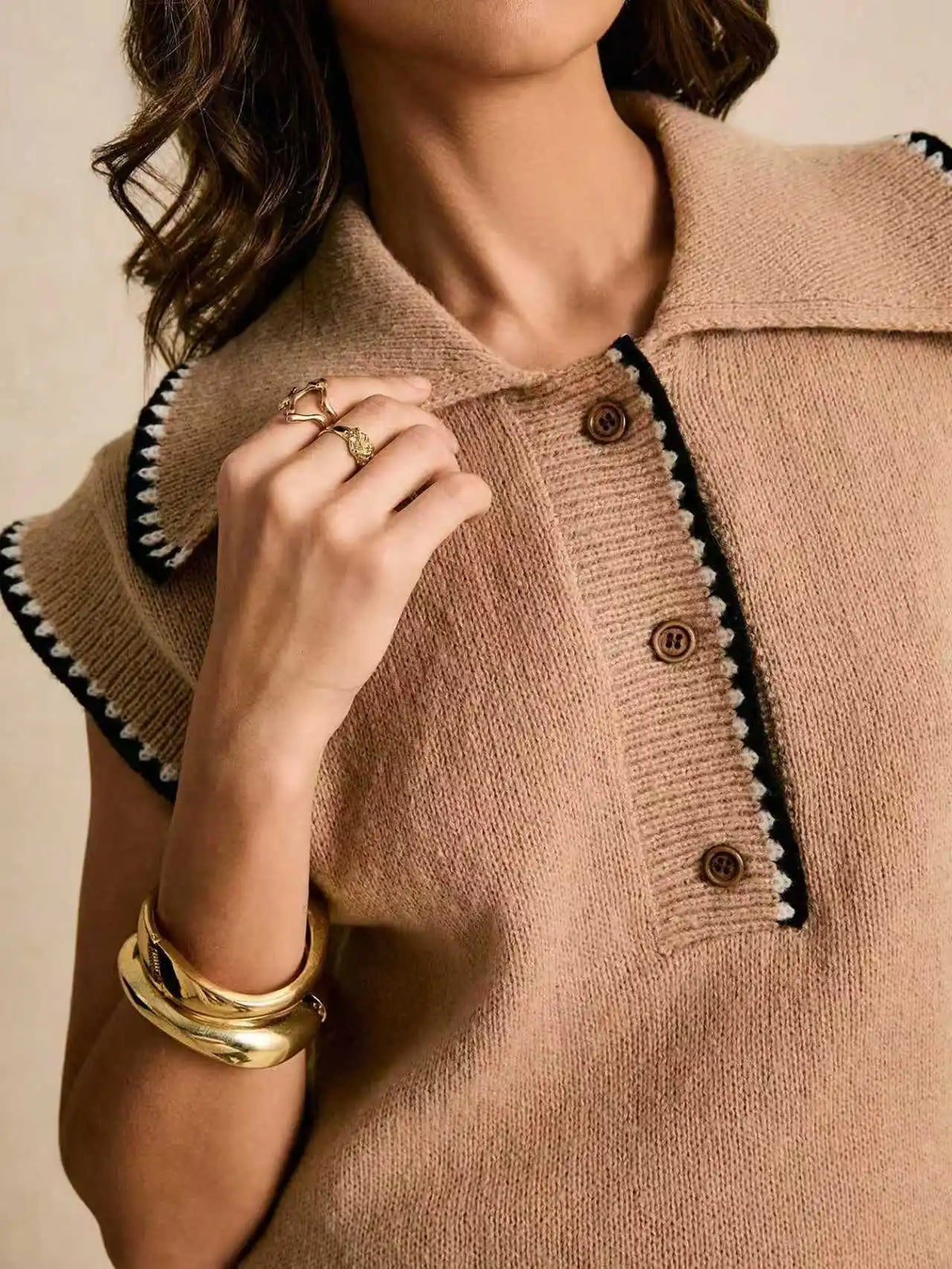 MARIELLE KNIT POLO