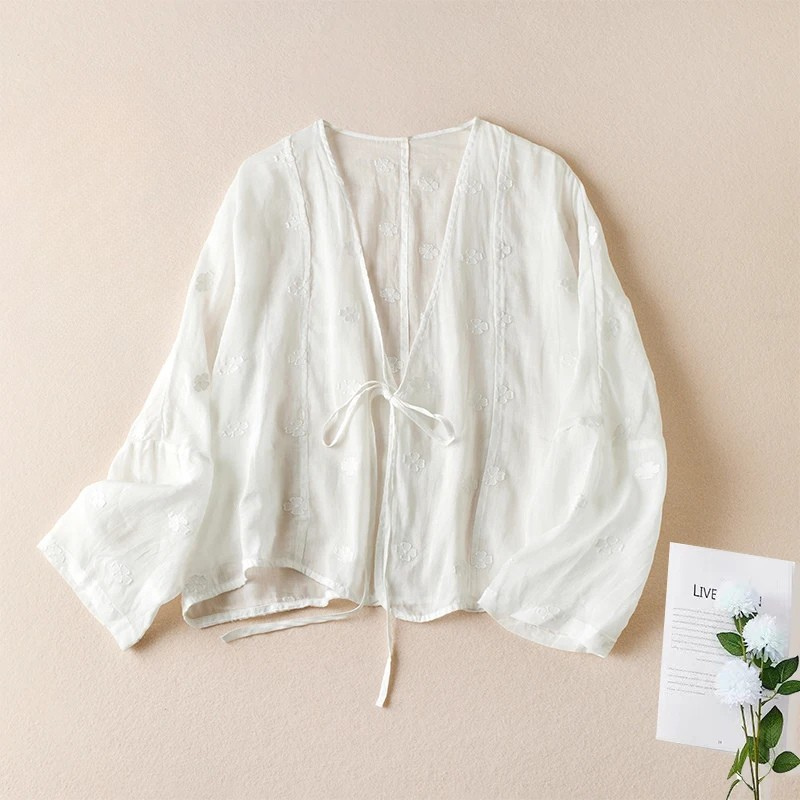 Noela Linen Blouse