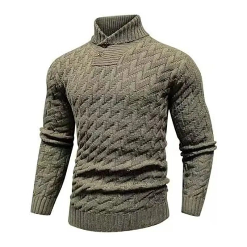 Channing | Men's Textured Trutle Neck Sweater