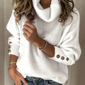 Farley | Women's Cozy Knit Cowl-Neck Sweater