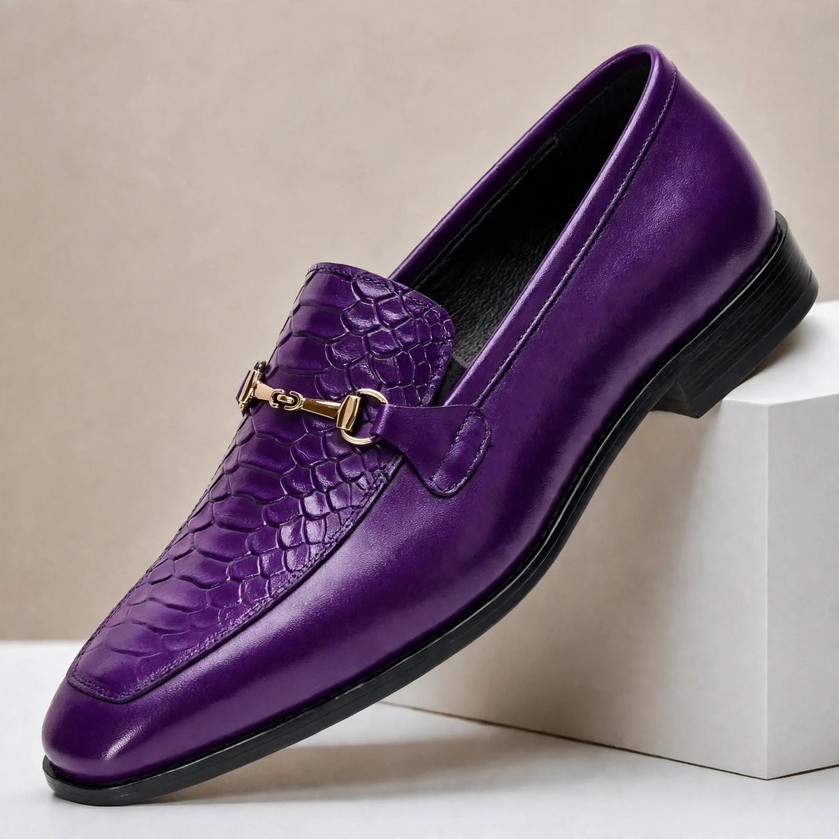 Malani Cowhide Leather Loafers