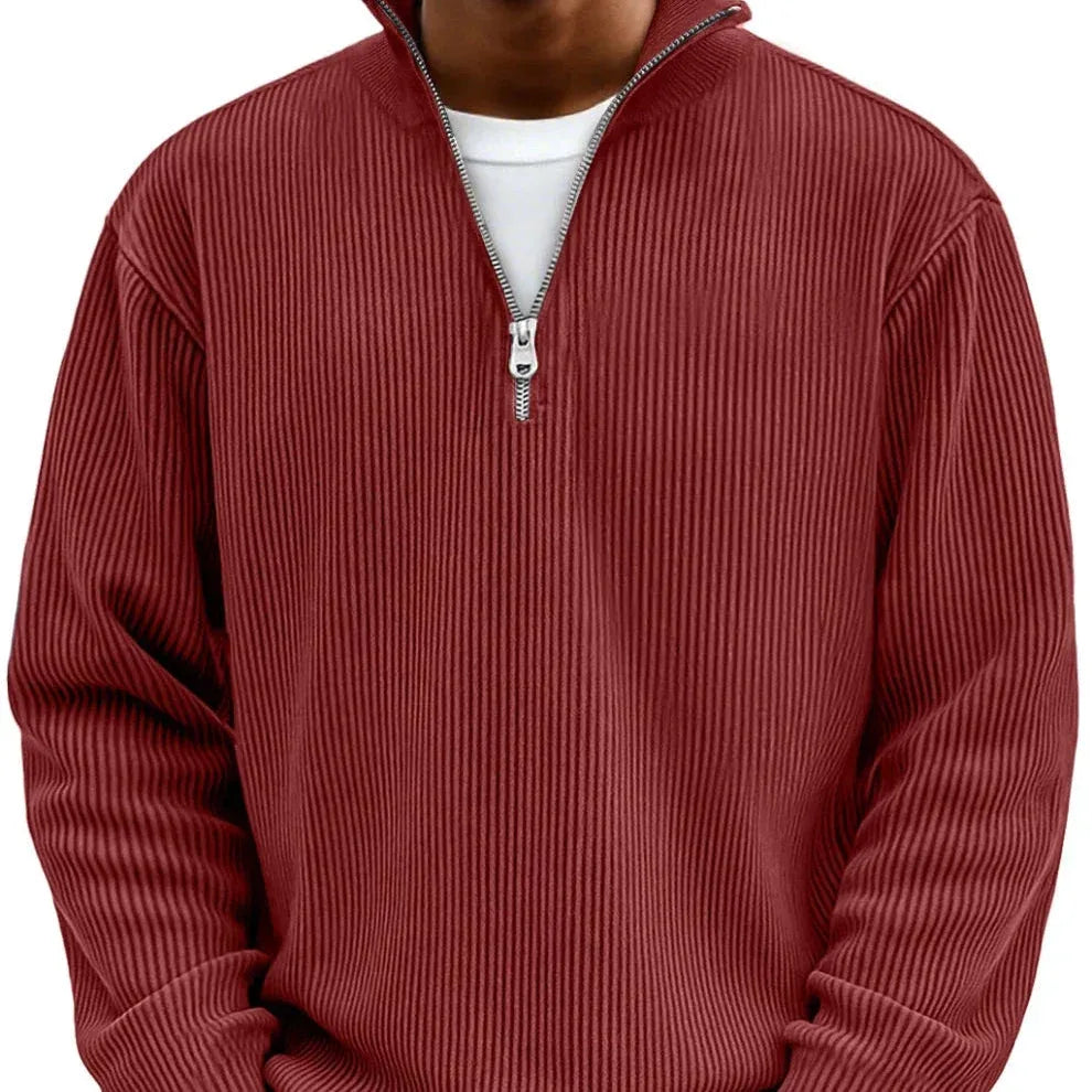 Hobart | Men's Quarter-Zip Sweater