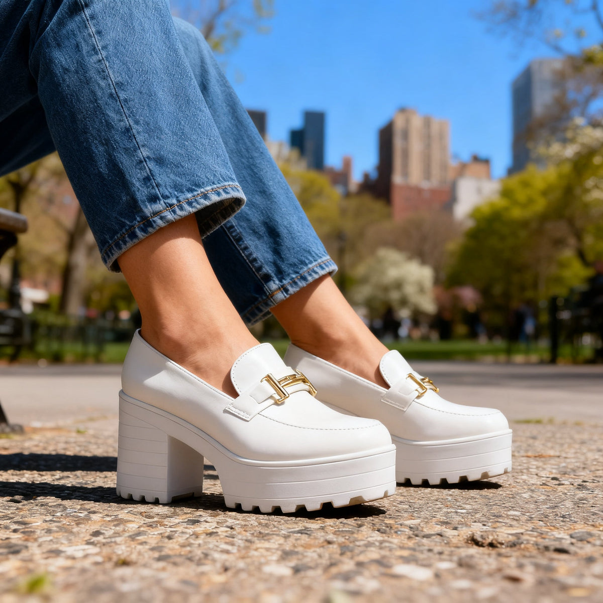 Lindsey | Women's Orthopedic Platform Loafers