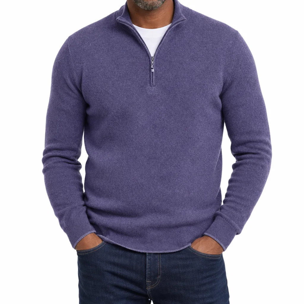 Pinkerton | men's Quarter-Zip Sweater