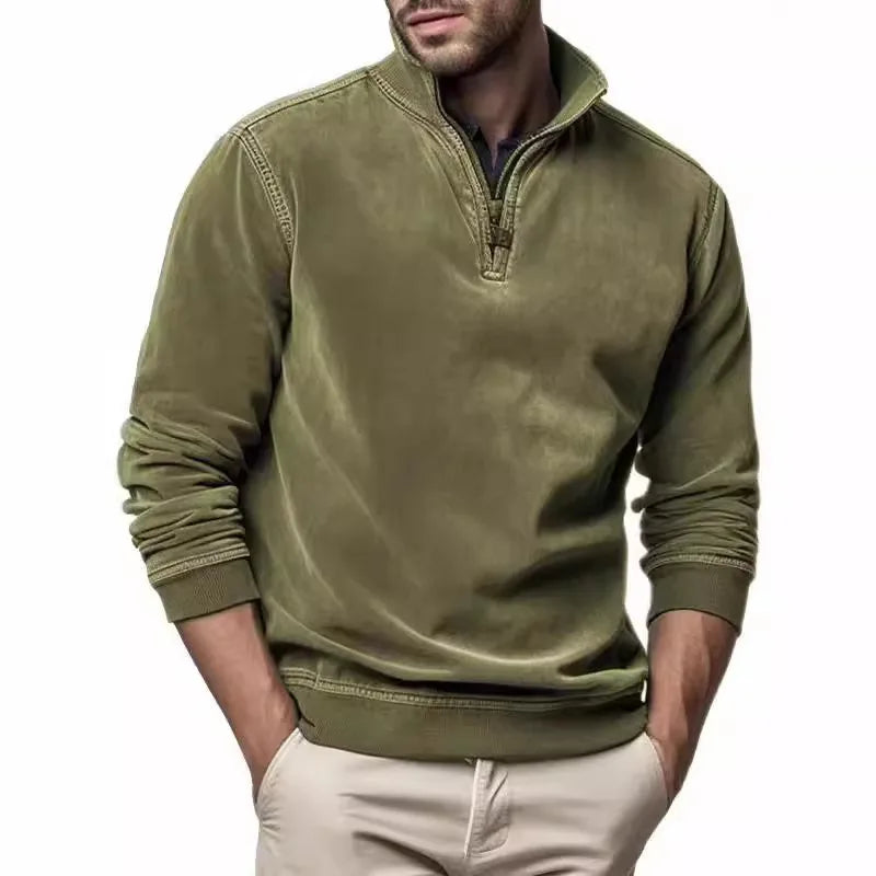 Rocco | Men's Soft Quarter-Zip Sweater