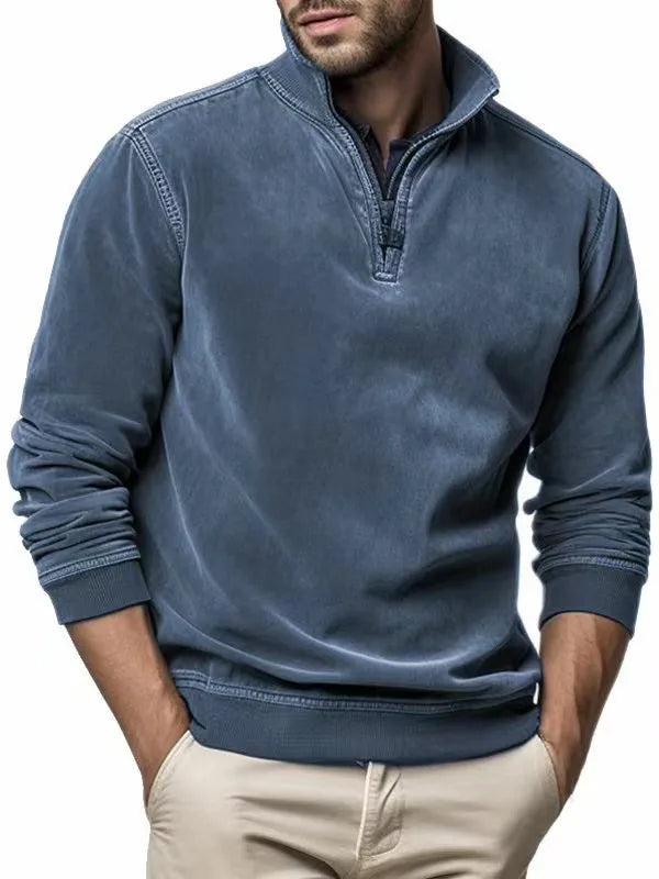 Rocco | Men's Soft Quarter-Zip Sweater