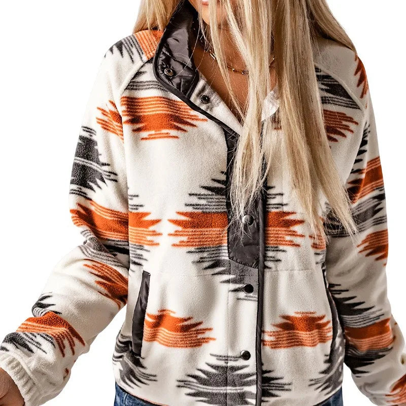 Susie | Women's Fleece Snap Jacket