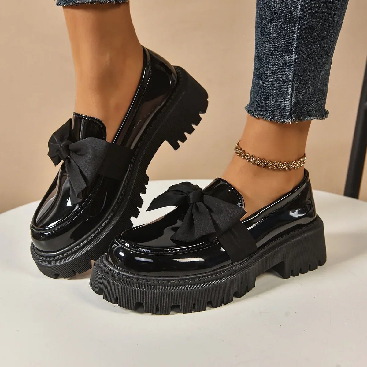 Traci | Women's Orthopedic Bow-Tie Loafers - ARDEN ROVE