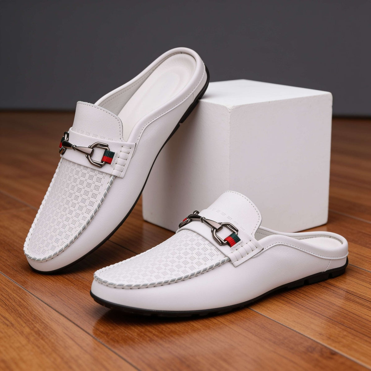 Verrano | Men's Leather Mule Loafers - ARDEN ROVE